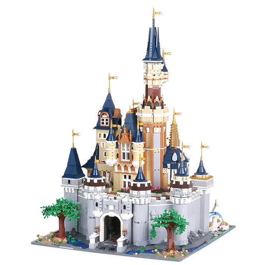 MOC Creative Expert Girl Princess Paradise Castle Bricks Toy