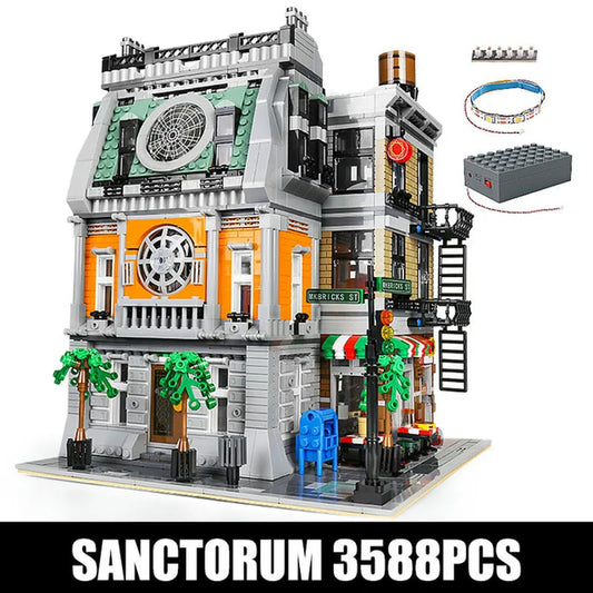 MOC Creator Expert Marvel Sanctum Sanctorum Bricks Toy 16037