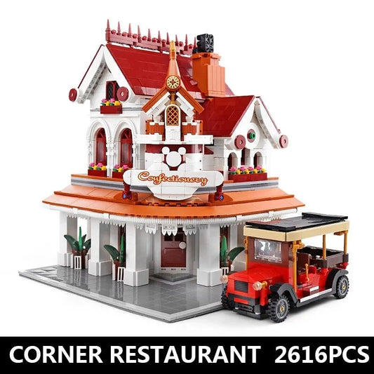 MOC Creator Expert Paradise Corner Restaurant Bricks Toy 11003