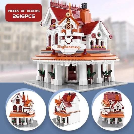 MOC Creator Expert Paradise Corner Restaurant Bricks Toy 11003