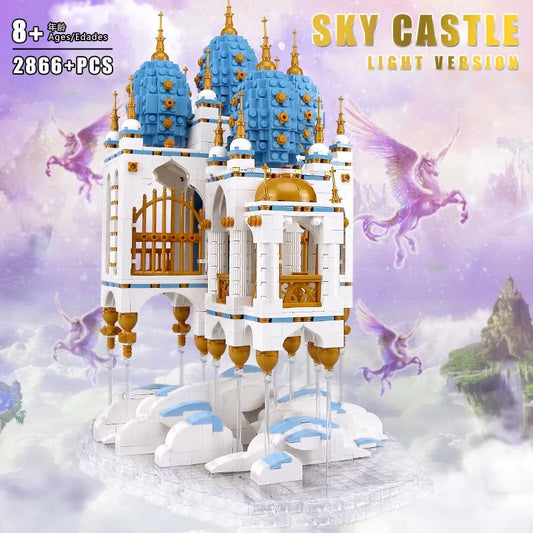 MOC Expert Creator City Sky Castle Bricks Toy 16015