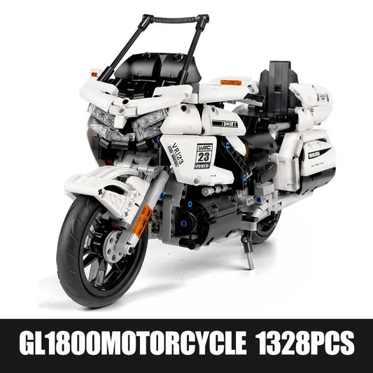 MOC Gold Wing GL1800 Classic Motorcycle Bricks Toys 23001