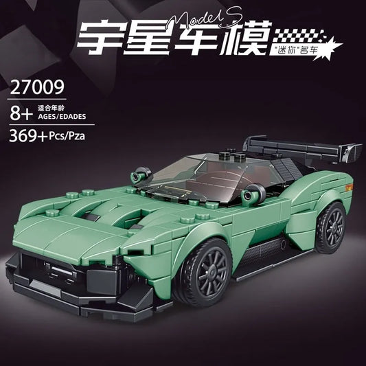 MOC Mini Aston Martin Vulcan Sports Racing Car Bricks Toy 27009