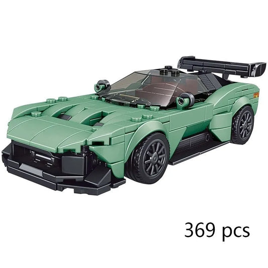 MOC Mini Aston Martin Vulcan Sports Racing Car Bricks Toy 27009