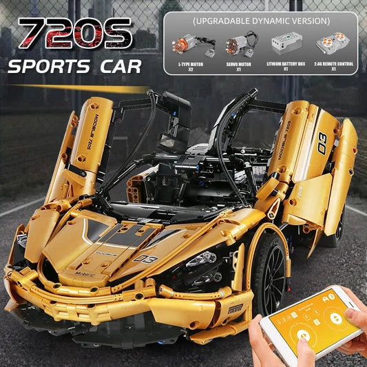 MOC RC McLaren 720S Racing Super Car Bricks Toy 13145S