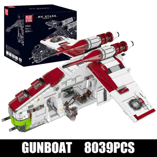MOC Star Wars UCS Republic Gunship Cruiser Bricks Toy