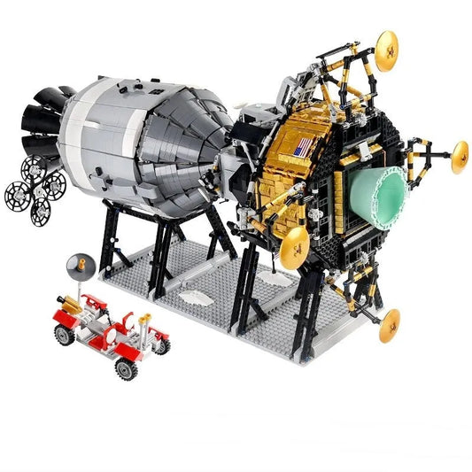 MOC UCS Apollo 11 Spacecraft Lunar Landing Bricks Toys 21006
