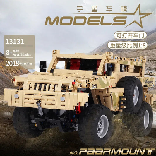 Tech MOC 13131 Marauder Off-Road Truck SUV Bricks Toys