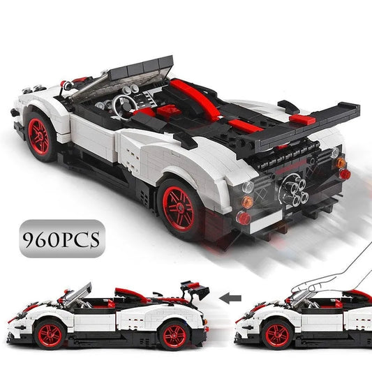 Tech MOC Zonda Cinque Roadster Racing Car Bricks Toy 13105