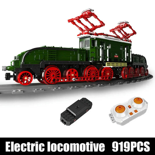 Creator Electric Crocodile Locomotive Train RC Bricks Toy
