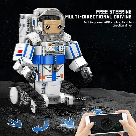 Tech RC Motorized Astronaut Boy Robot Kids Bricks Toy 13136