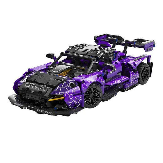 Tech MOC McLaren Senna GTR Racing Sports Car Bricks Toys