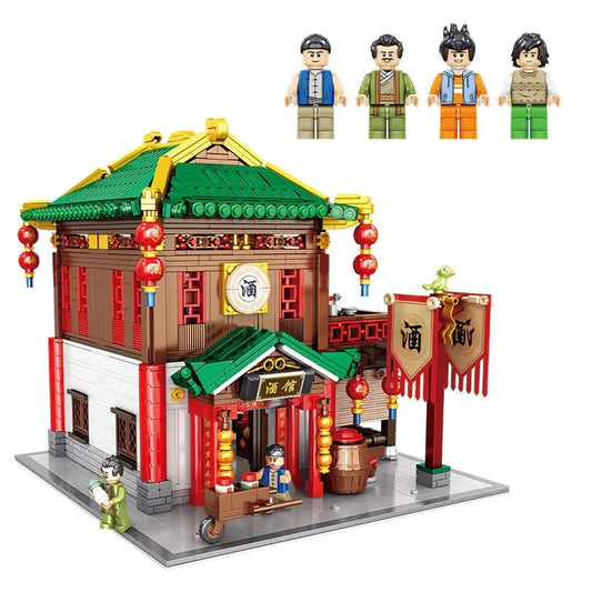 Creator Expert MOC Ancient China Town Street Bricks Toy