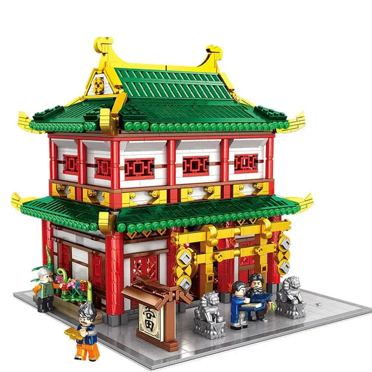 Expert Creator Ancient China Town Pawnshop Bricks Toy