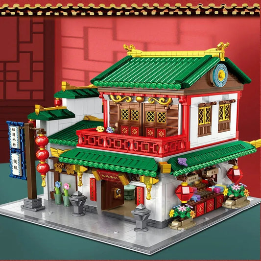 Expert Creator China Town Ancient Fragrance Shop Bricks Toy