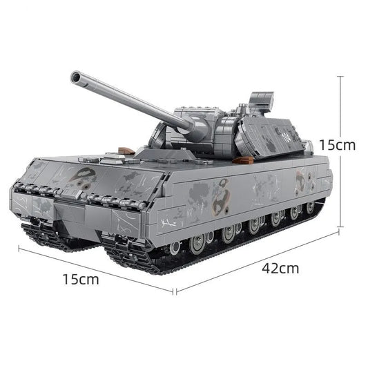 Military German MK8 Panzer Main Battle Tank Bricks Toy EU