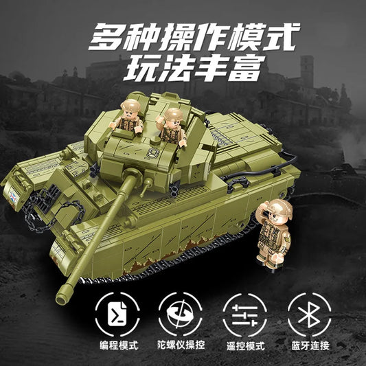 Military RC Motorized Centurion Main Battle Tank Bricks Toy