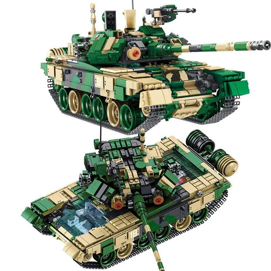 Military Russia T90 Main Battle Tank Bricks Toy