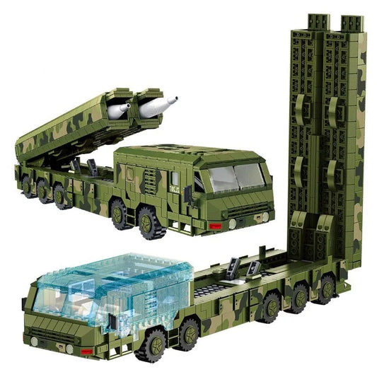 Military WW2 DF100 Ballistic Cruise Missile Bricks Toys