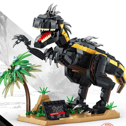 MOC Dinosaur World Indoraptor Mech Bricks Toys 611004