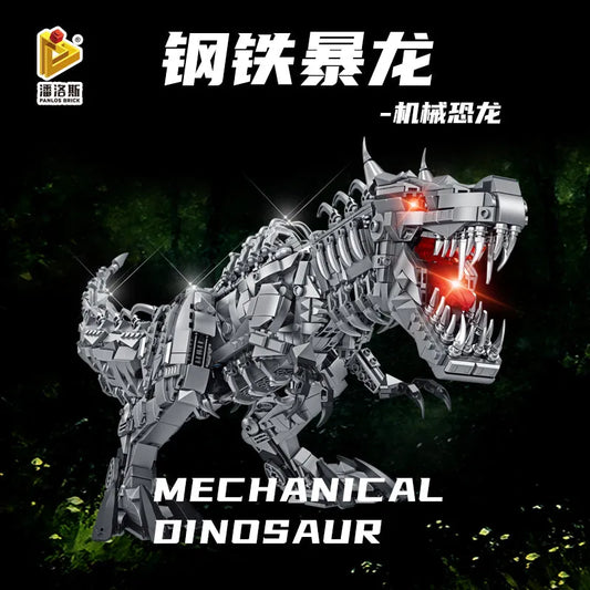 MOC Mechanical Dinosaur Tyrannosaurus Rex Bricks Toy
