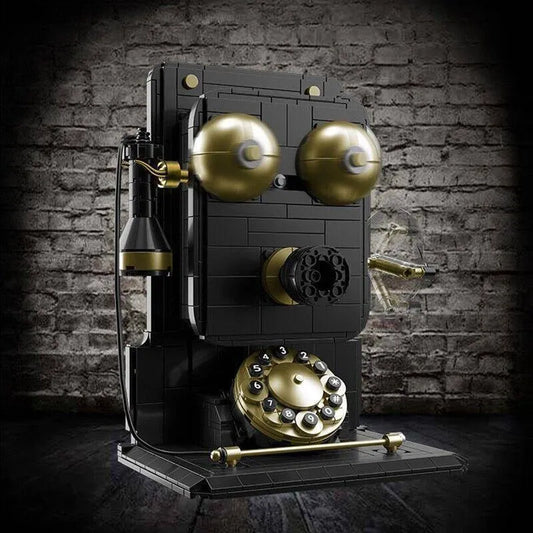 MOC Classic Retro City Telephone Bricks Kids Toys 92043