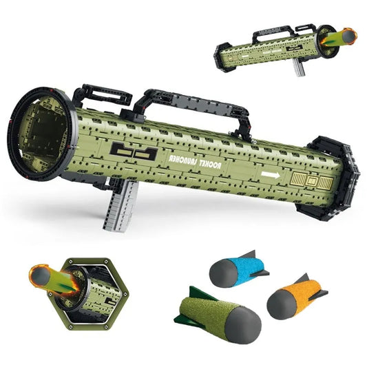 Military MOC M136 Antitank Grenade Launcher Bricks Toys