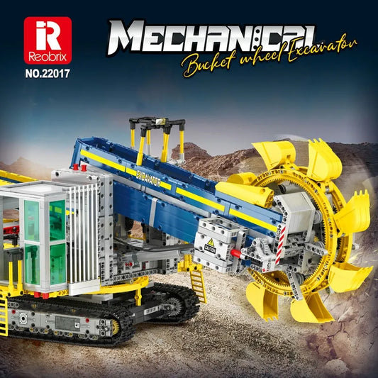 MOC 22017 RC APP Bucket Wheel Excavator Bricks Toy