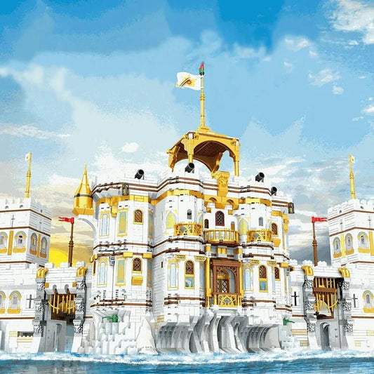 Creator Idea Pirates Of Caribbean The Royal Bay Bricks Toy