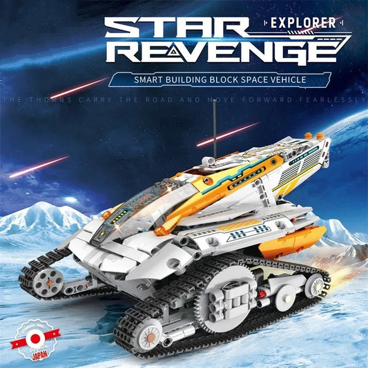 MOC RC Star Revenge Space Explorer Car Bricks Toys