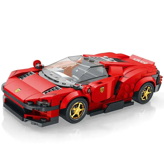 MOC Tech Ferrari Daytona SP3 11027 Super Racing Car Bricks Toy