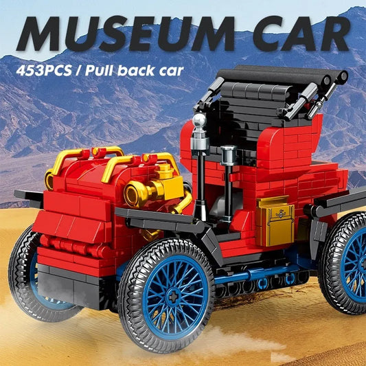 MOC 705400 Vintage Classic Retro Car Bricks Toys
