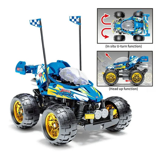 MOC RC Speed Racing City Car Bricks Toys Kids