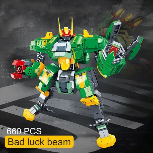 MOC Expert Bad Luck Beam Mecha Robot Warrior Bricks Toys