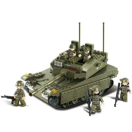 MOC Military Israel Merkava Tank Bricks Toys