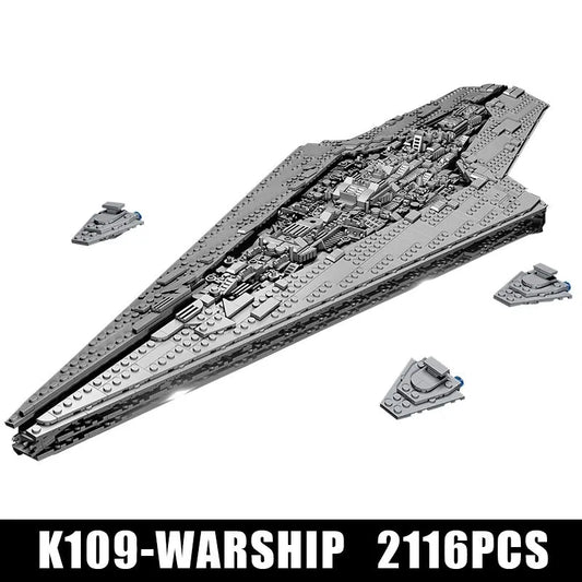 MOC Star Warship Super Star Destroyer Bricks Toys