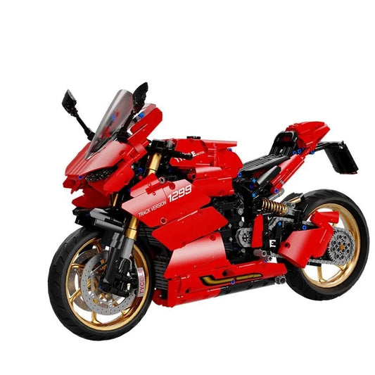 MOC Ducati Panigale S Racing Motorcycle Bricks Toy T4020