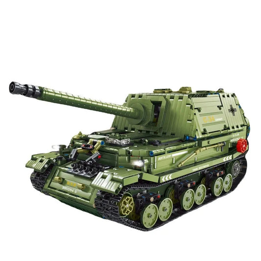 MOC Military WW2 Army Tank Destroyer Bricks Toy T4012