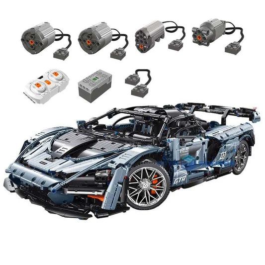 MOC Motorized RC McLaren Senna Hypercar Bricks Toy T5013A