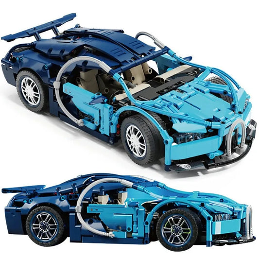 MOC T2006 Bugatti Chiron Super Racing Car Bricks Toys
