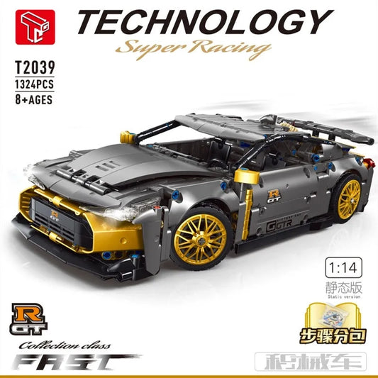 MOC T2039 Super Racing Sports Car Bricks Toy
