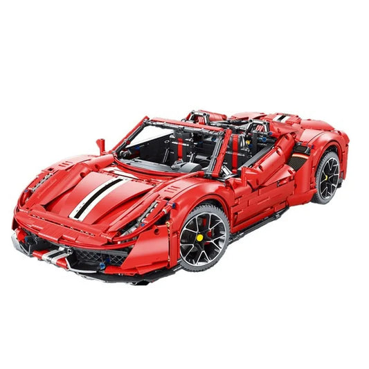 MOC T5005 Ferrari 488 Super Racing Sports Car Bricks Toys