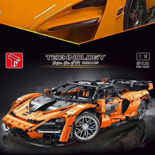MOC T5013 RC Motorized McLaren Senna Hypercar Bricks Toy