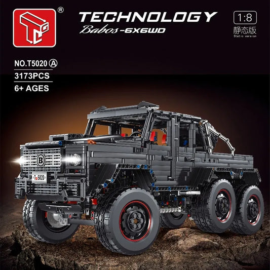 MOC Tech RC Off-Road LAND CRUISER Car Bricks Toys T5020A
