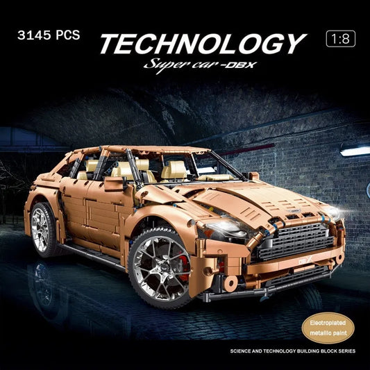 Tech MOC Aston Martin DBX Racing Car Bricks Toys T5024A