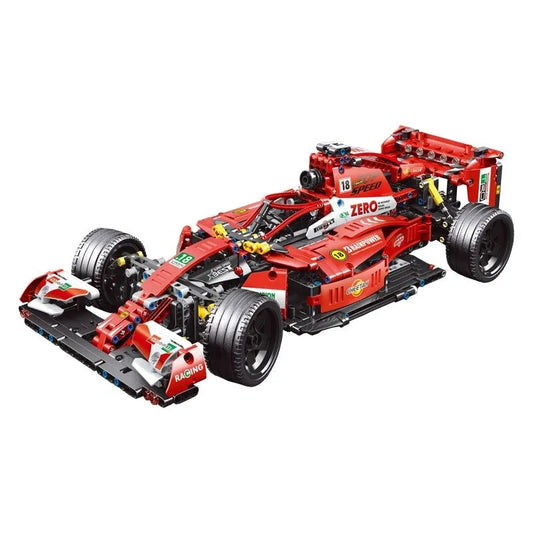 Tech MOC F1 Alternate Super Racing Car Bricks Toy T2018