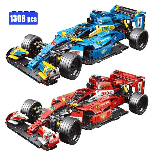 Tech MOC T2019 F1 Alternate Super Racing Car Bricks Toys
