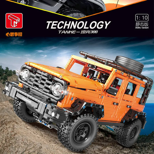 Tech MOC T5015 Off-Road SUV AWD Tank 300 Car Bricks Toys