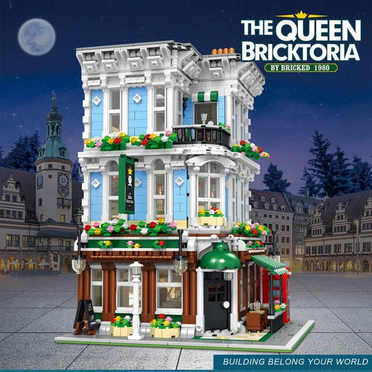 MOC City Street Expert Queen Bricktoria Bricks Toy 10197