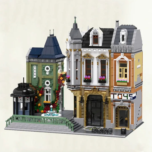 Street City Expert 10190 MOC Toys Store Square Bricks Toy